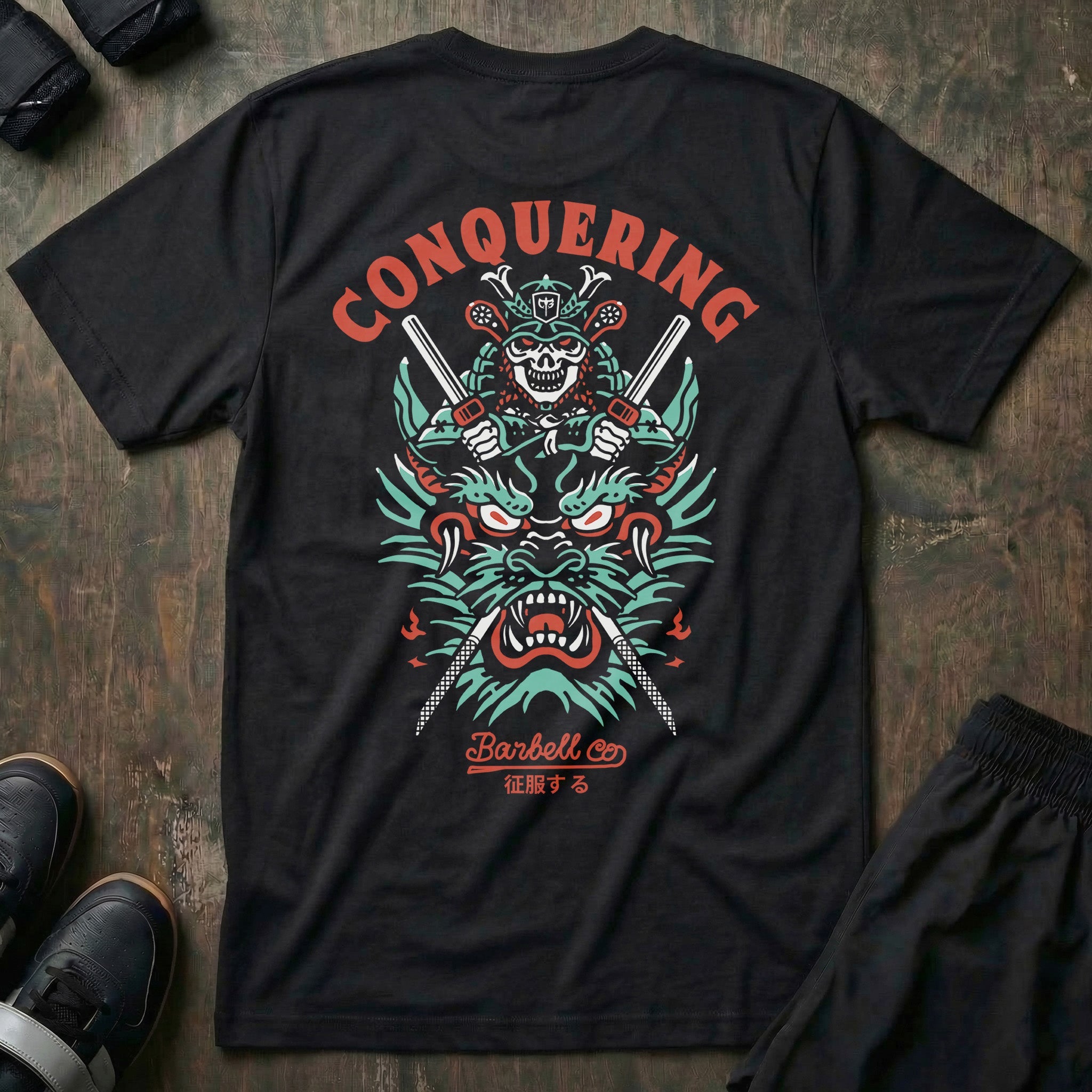 slaying-the-dragon-black-tee-