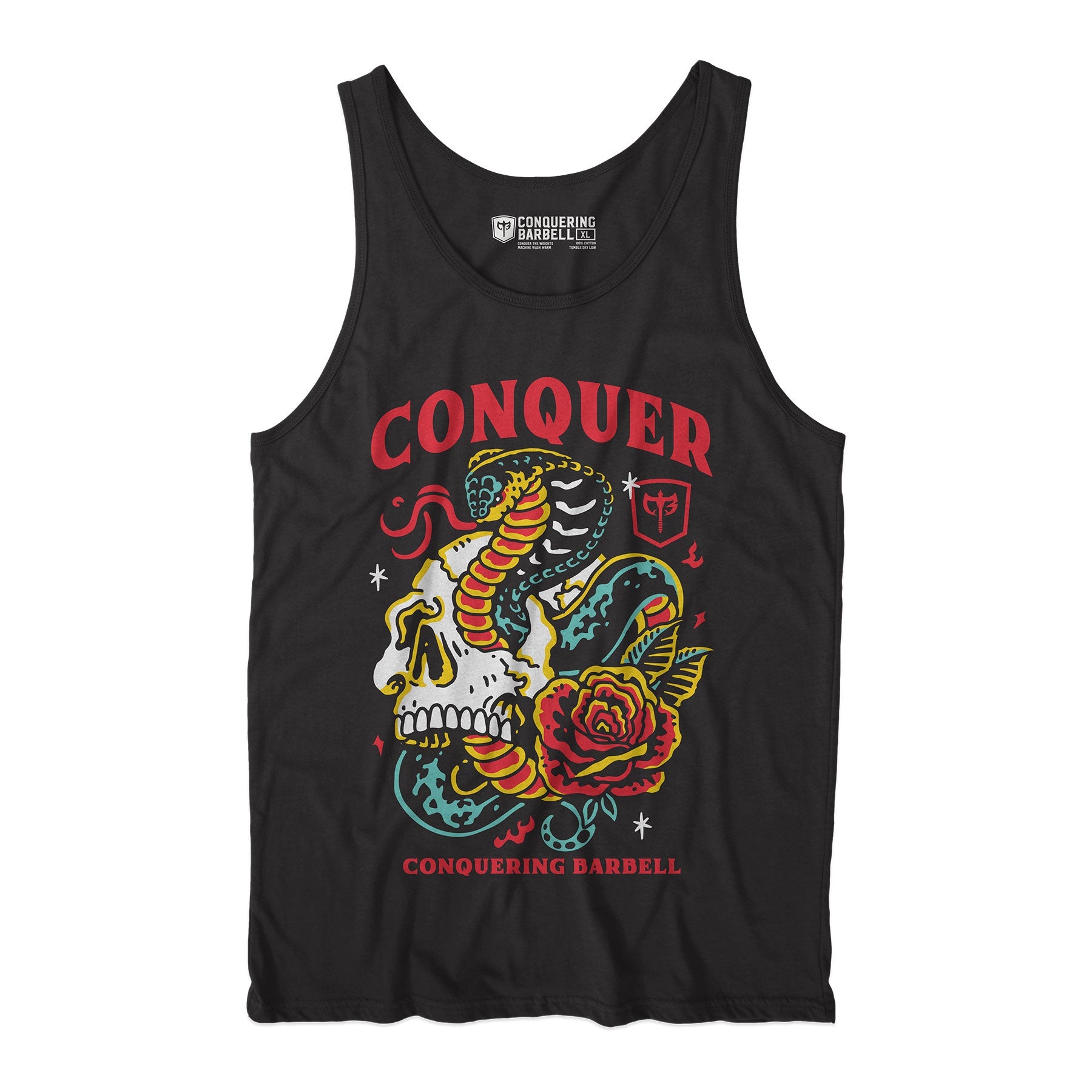 Conquer Muscle Tank - Black