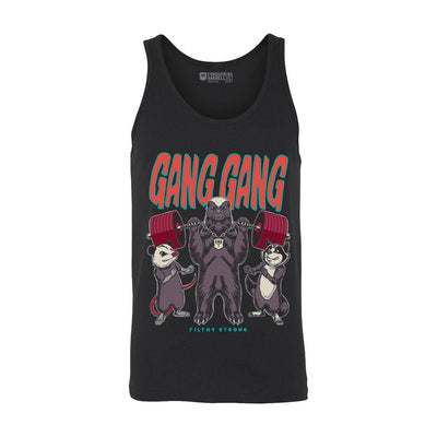 Gang Gang - Black tank top - Conquering Barbell