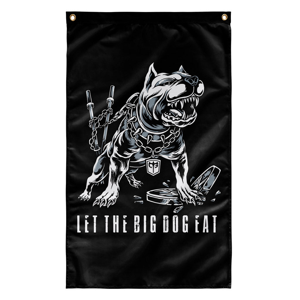 Let the Big Dog Eat Flag - 3' x 5' Polyester Flag - Conquering Barbell