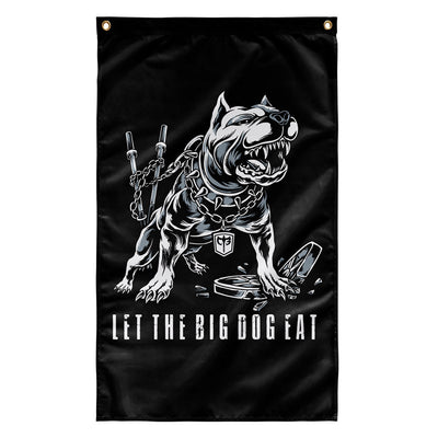Let the Big Dog Eat Flag - 3' x 5' Polyester Flag - Conquering Barbell