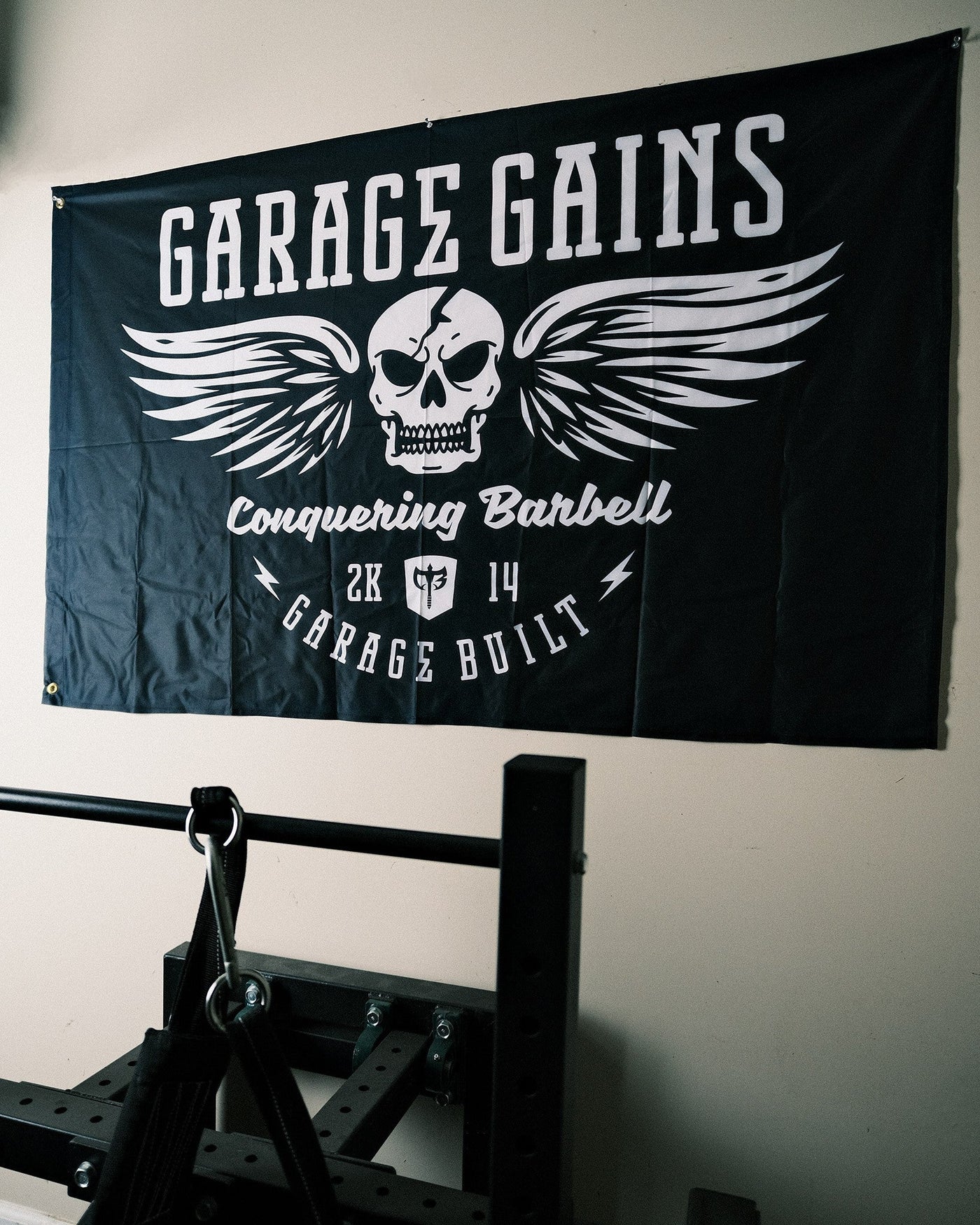 Conquering Barbell Gym Flags - Conquering Barbell