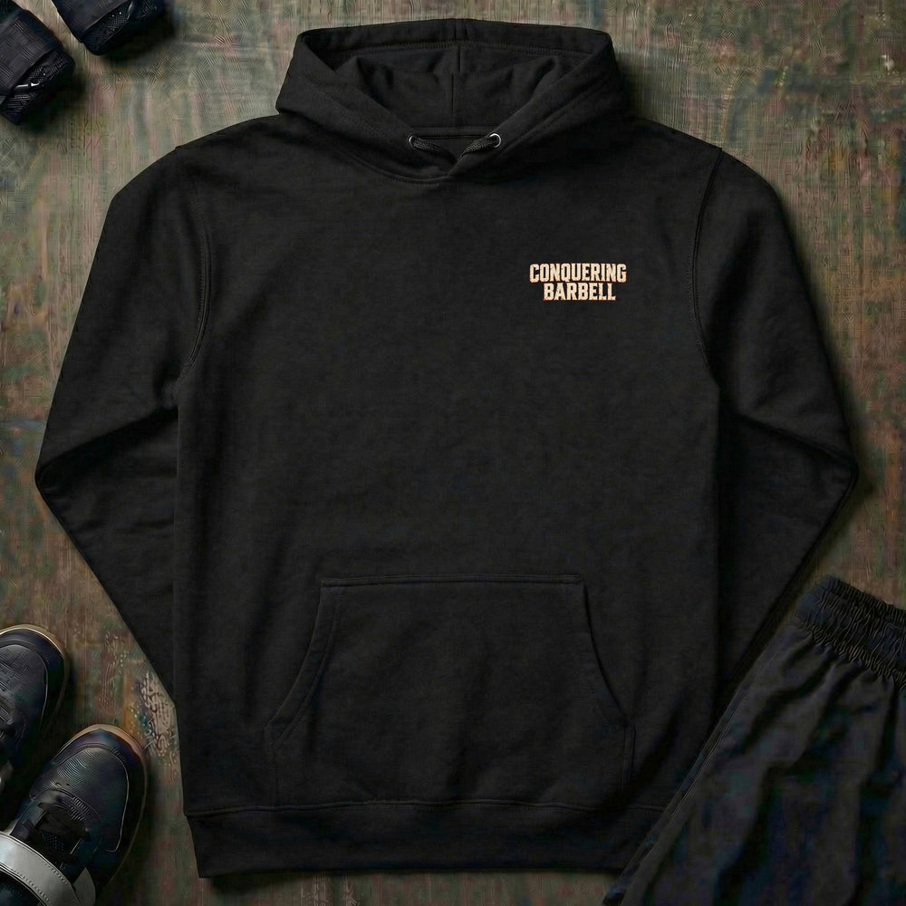 Squat Bench Deadlift - Winged Plate - Pullover Hoodie - left chest print