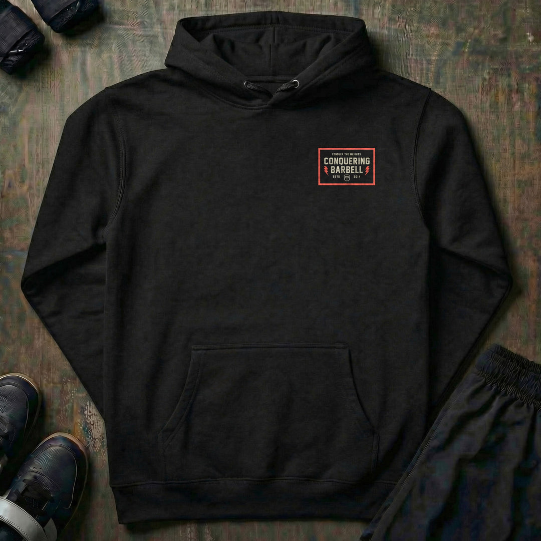 CB Iconic Skull pullover hoodie in Black, front