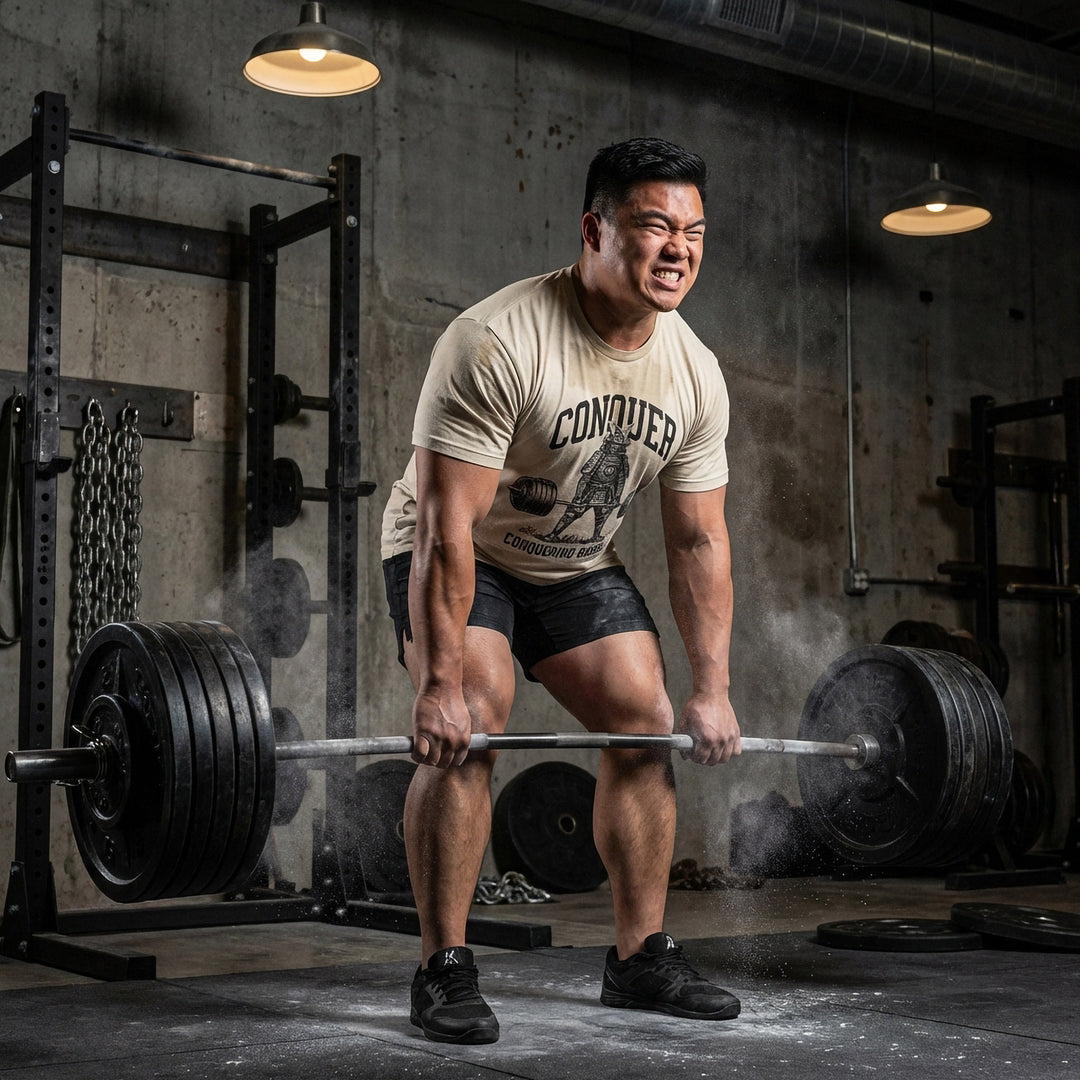 Samurai Deadlift V2 - Sand Tee