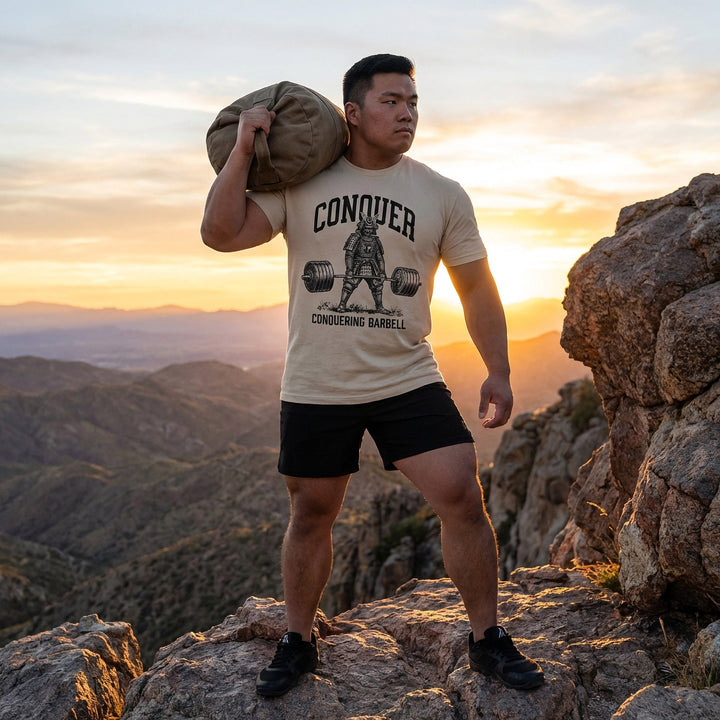 Samurai Deadlift V2 - Sand Tee