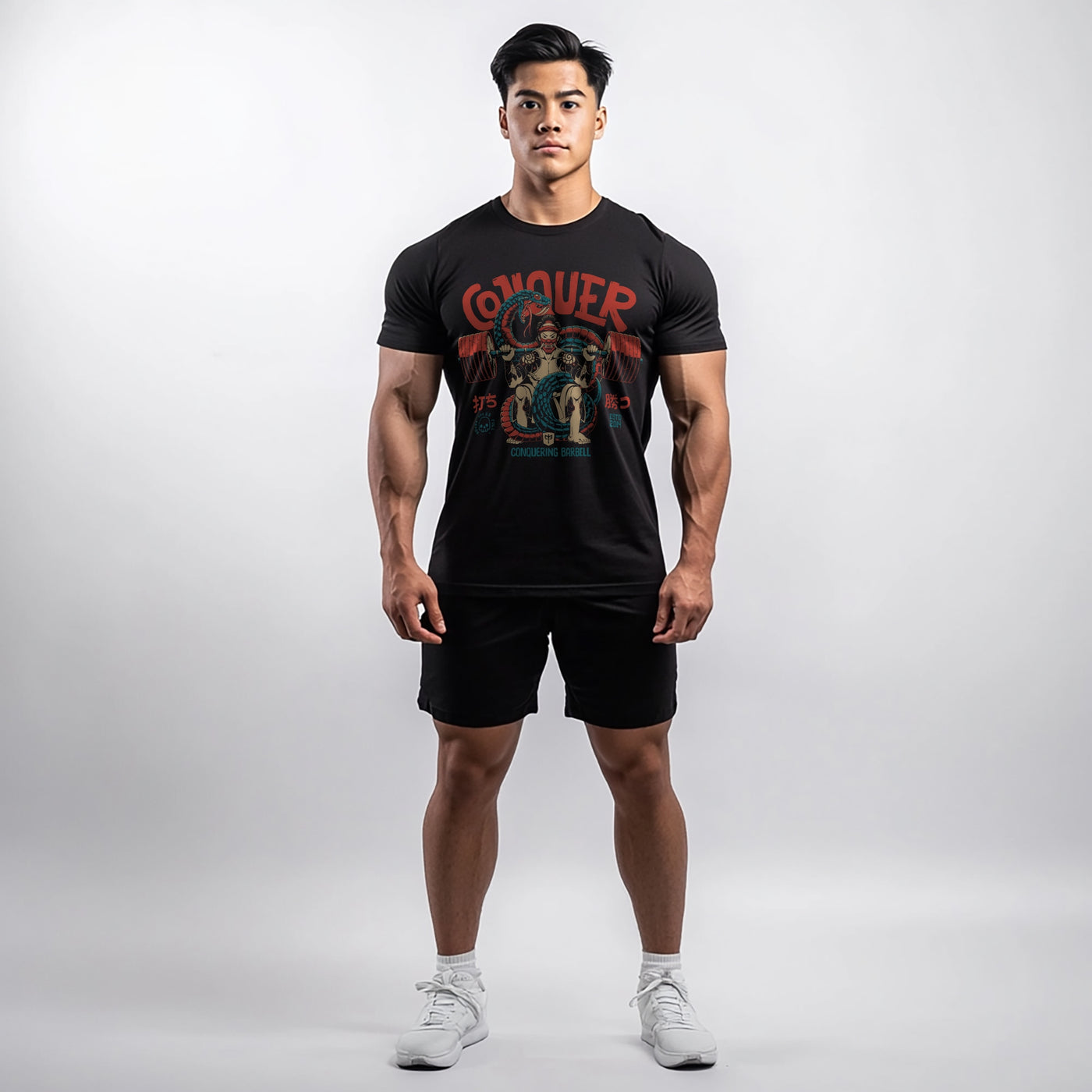 Conquer - Samurai - Black Tee