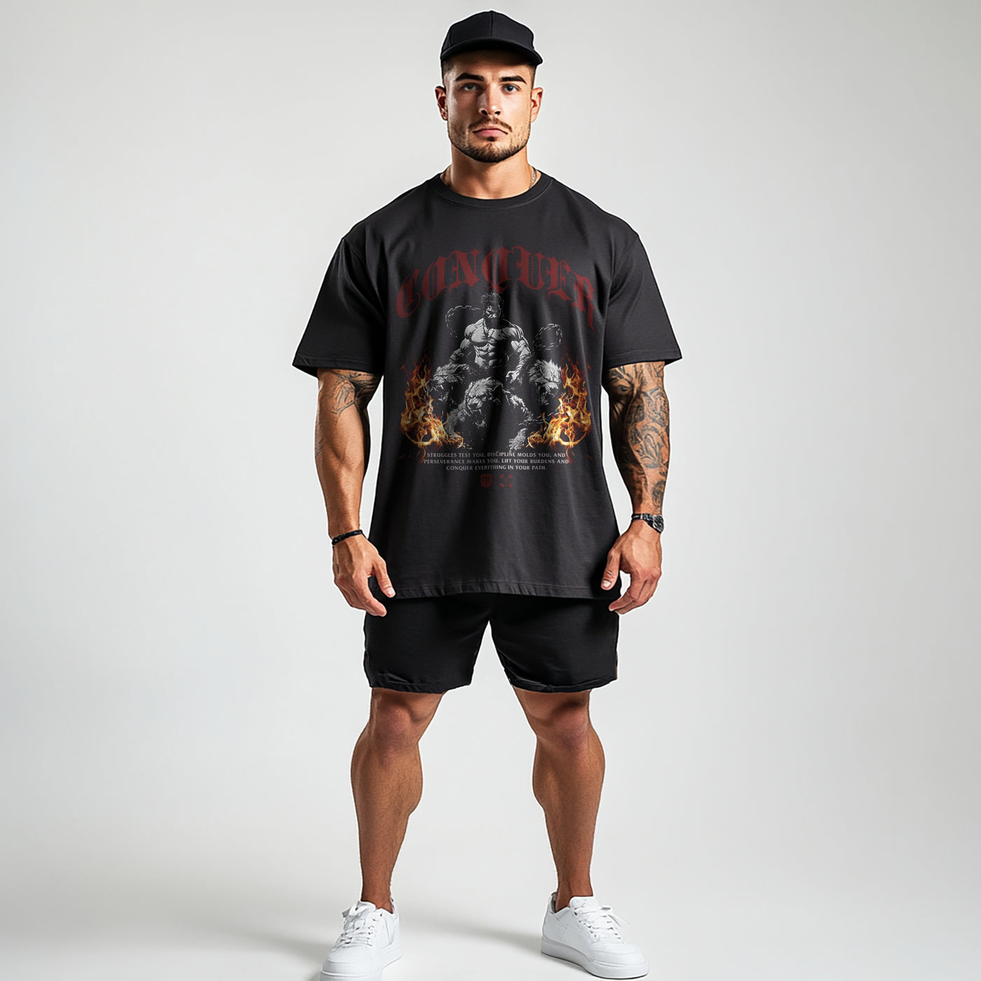 Hercules vs Cerberus - Oversized tee