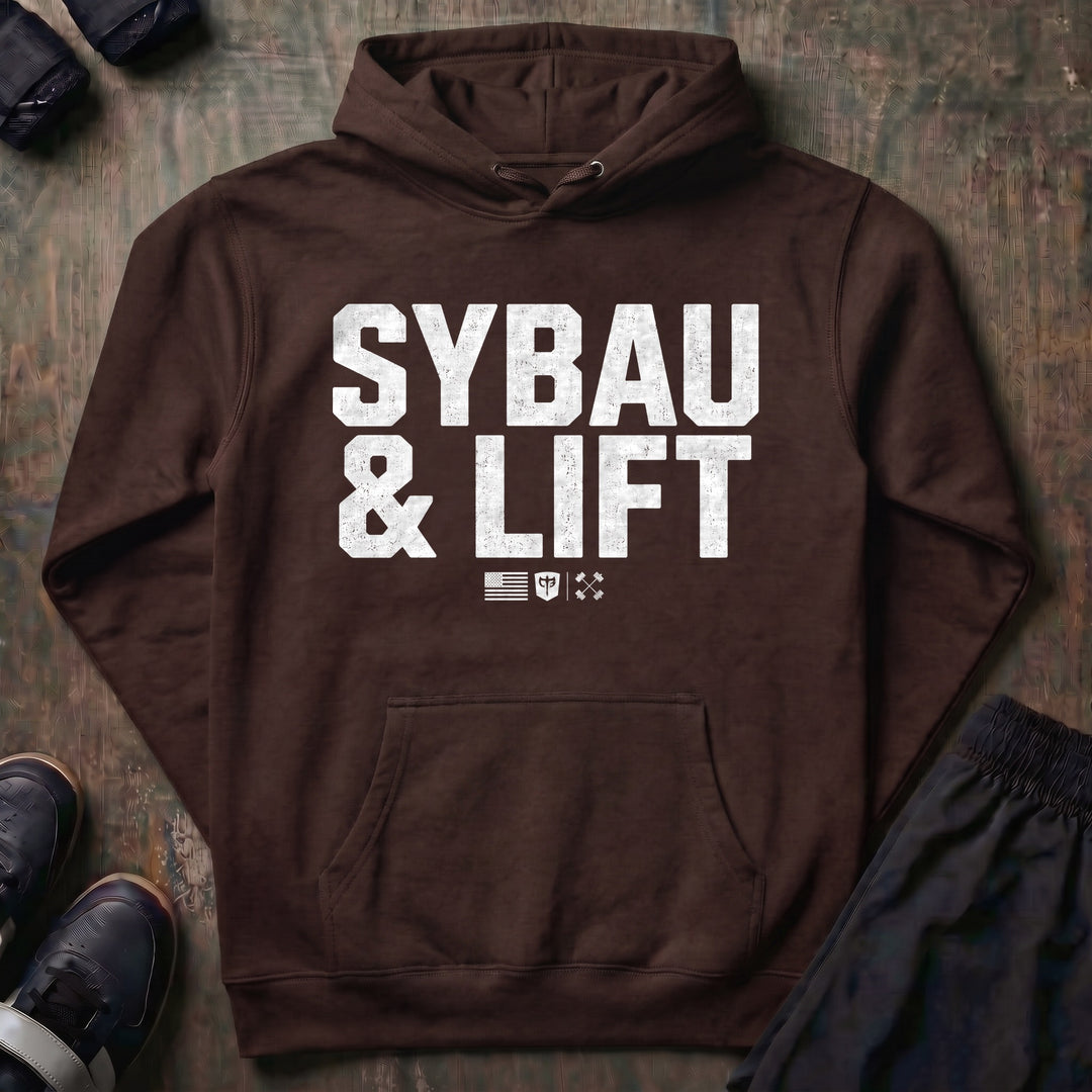 SYBAU &amp; LIFT pullover hoodie in Brown