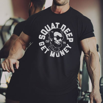Squat Deep, Get Money tee