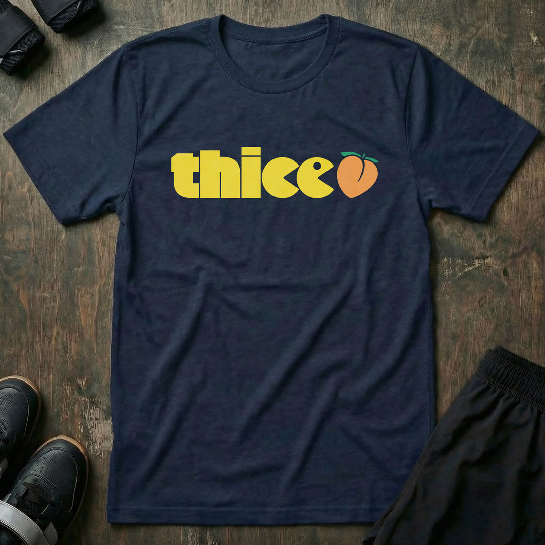 THICC (Eater) - on Navy Tee