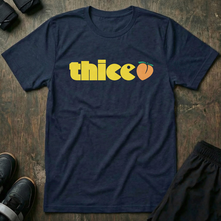 THICC (Eater) - on Navy Tee