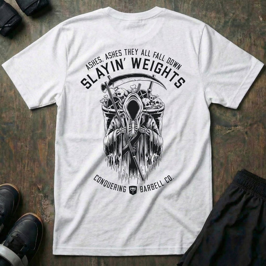 Ashes, Ashes They All Fall Down Tee - Conquering Barbell