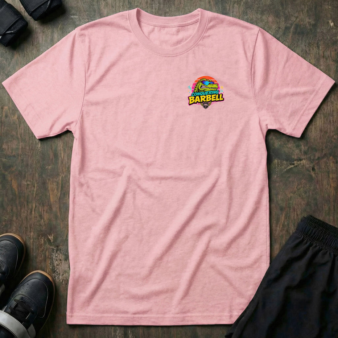 Bar is Loaded Gator tee: a jacked gator in shades