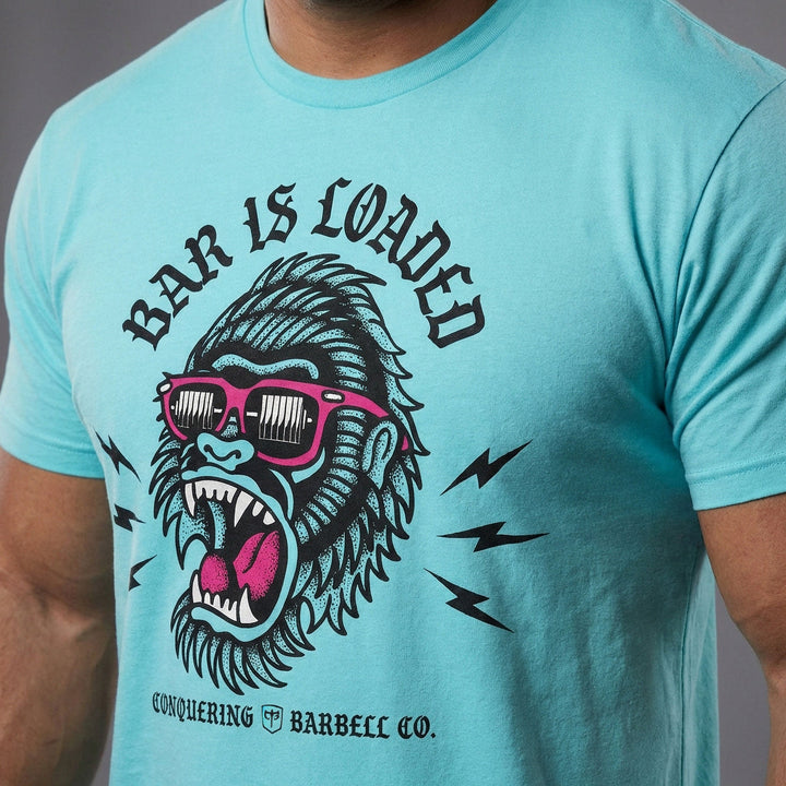 Bar Is Loaded - Gorilla Tee - Conquering Barbell