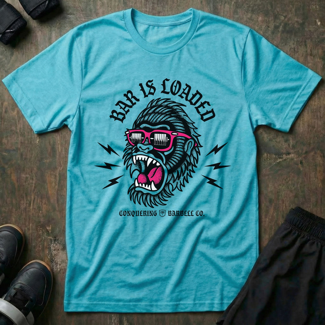 Bar Is Loaded - Gorilla Tee - Conquering Barbell