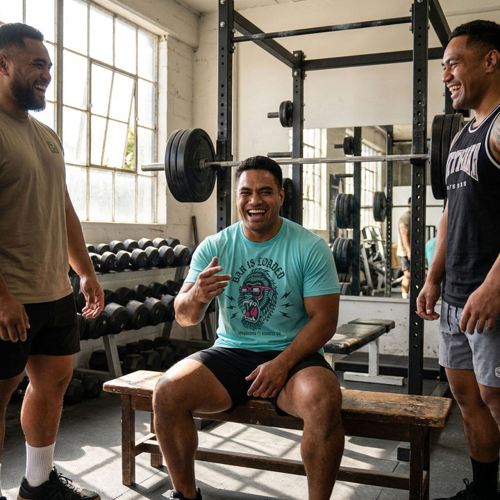 Bar Is Loaded - Gorilla Tee - Conquering Barbell