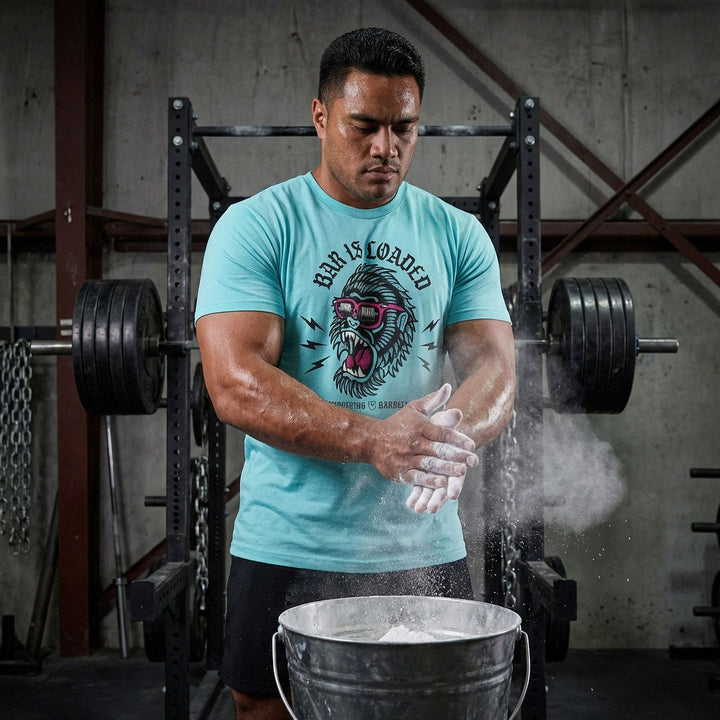 Bar Is Loaded - Gorilla Tee - Conquering Barbell