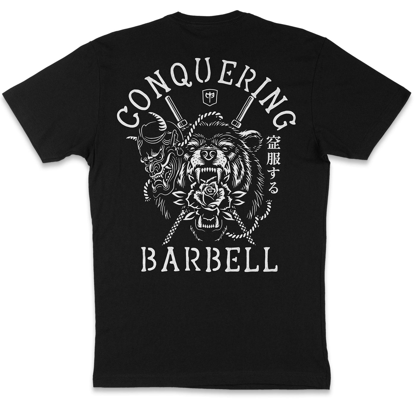 Bear Oni - Black Tee - Conquering Barbell