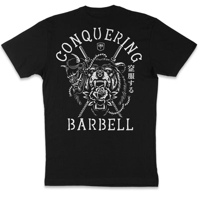 Bear Oni - Black Tee - Conquering Barbell