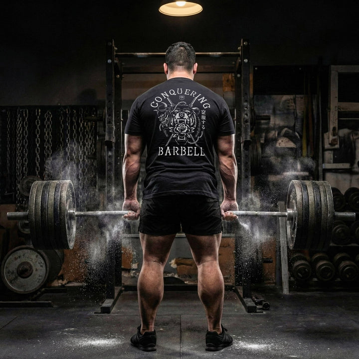 Bear Oni - Black Tee - Conquering Barbell
