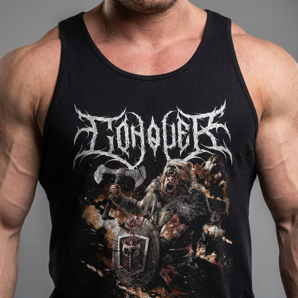 Berserker tank top in Black