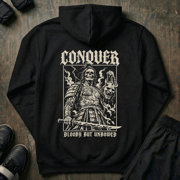 Bloody But Unbowed - Pullover Hoodie - Conquering Barbell