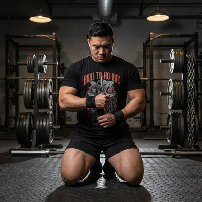 Bow to No One - Black Tee - Conquering Barbell