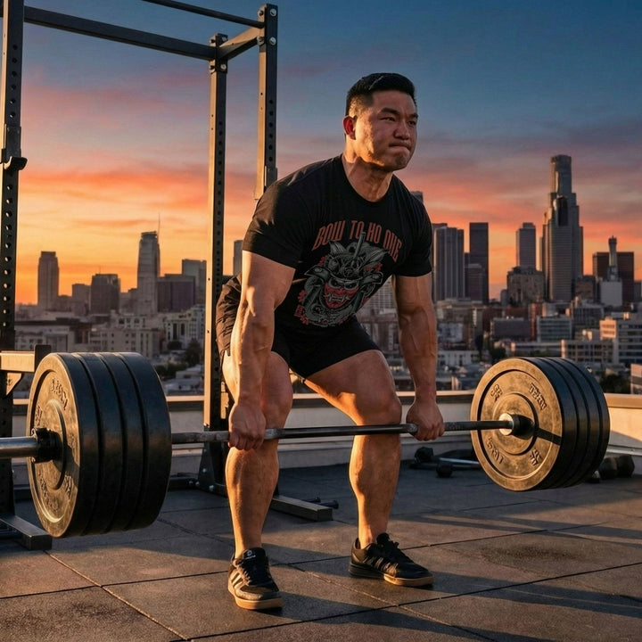Bow to No One - Black Tee - Conquering Barbell