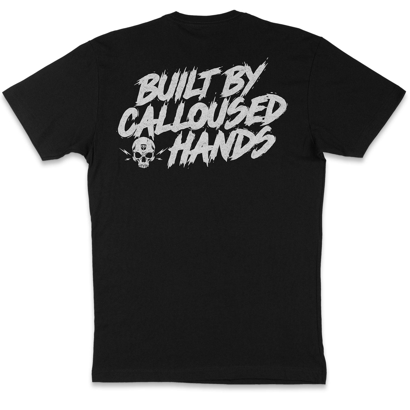 Built by Calloused Hands - Black Tee - Conquering Barbell