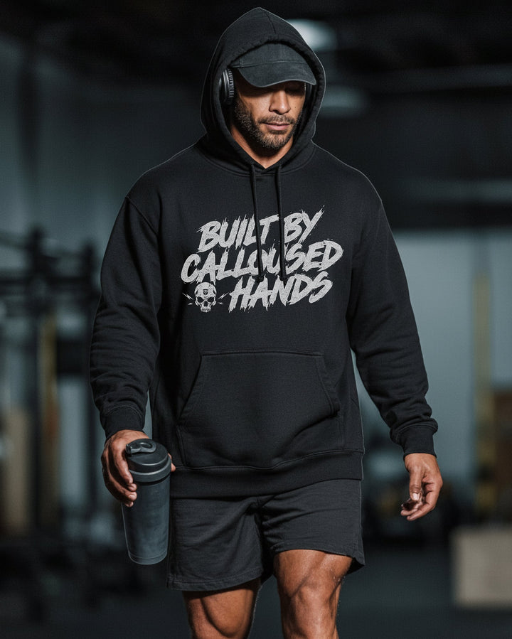 Built by Calloused Hands pullover hoodie in Black