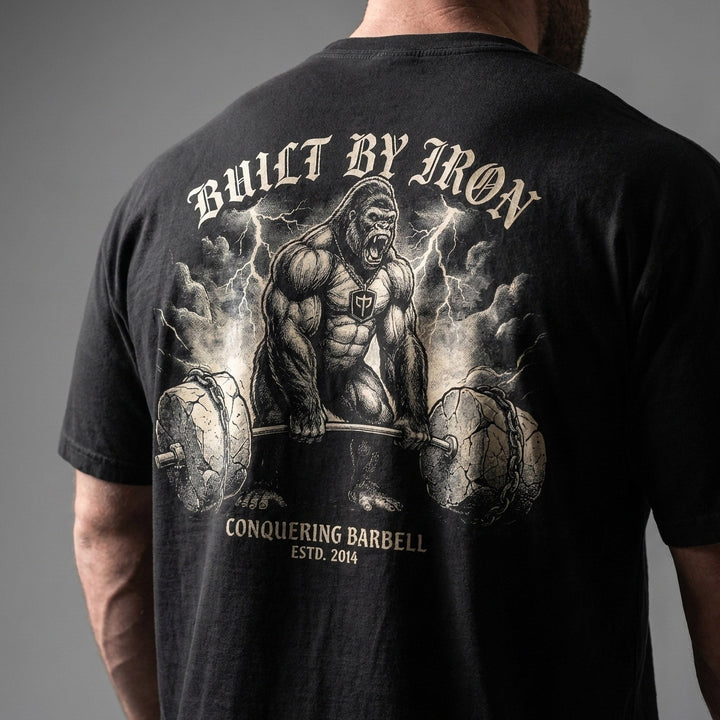 Built By Iron - Gorilla - Relaxed Fit tee - Conquering Barbell