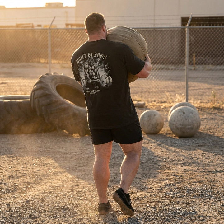 Built By Iron - Gorilla - Relaxed Fit tee - Conquering Barbell