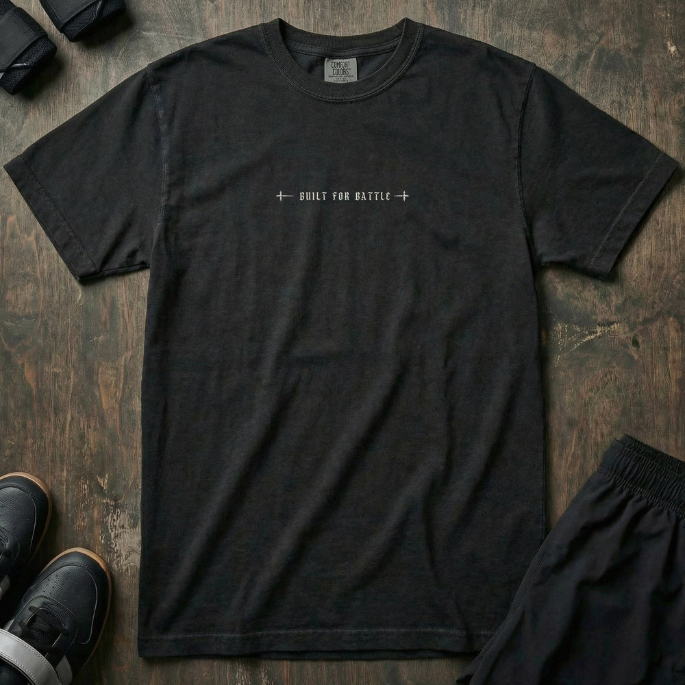Built for Battle relaxed fit tee in Black