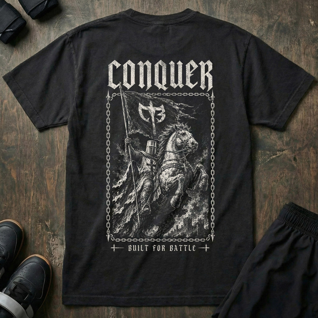 Built for Battle relaxed fit tee in Black