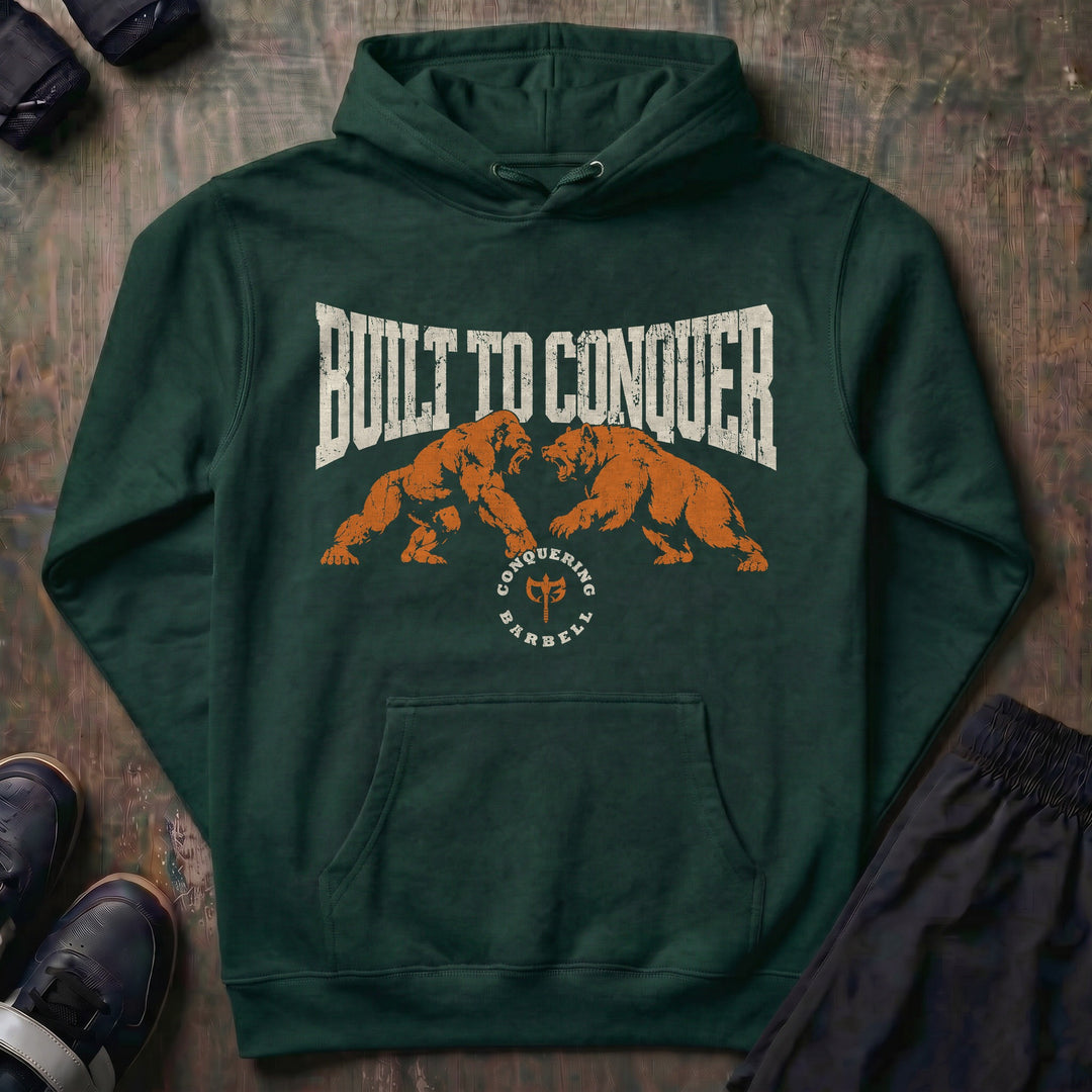 Built to Conquer - Pullover Hoodie - Alpine Green