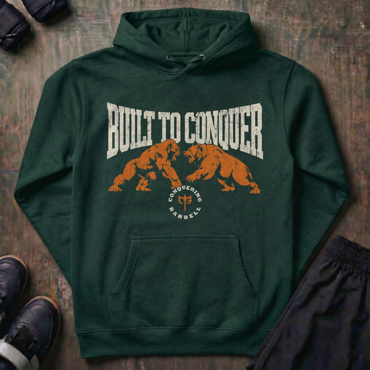 Built to Conquer - Pullover Hoodie - Alpine Green