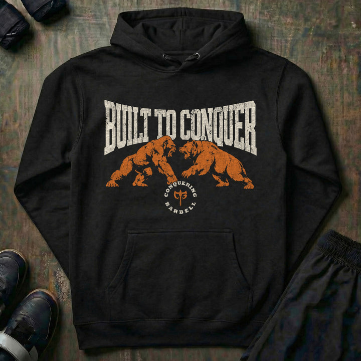 Built to Conquer - Pullover Hoodie - Black