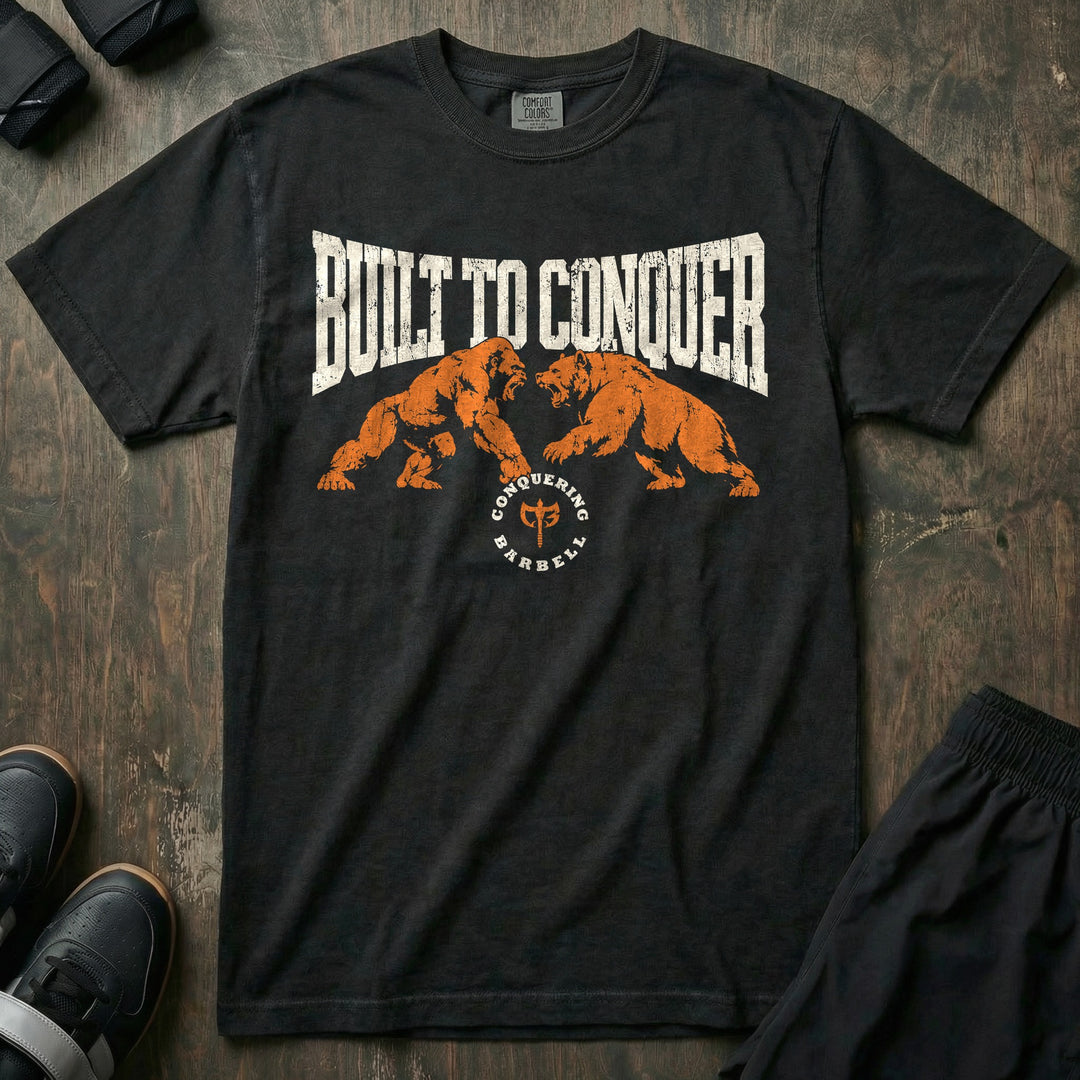 Built to Conquer - Relaxed Fit Tee - Black