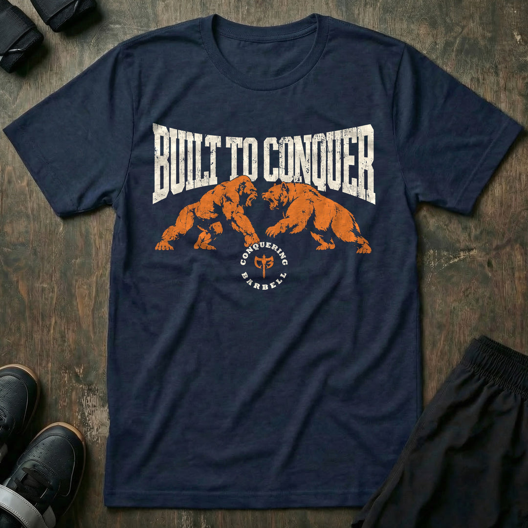 Built to Conquer - Tee - Navy