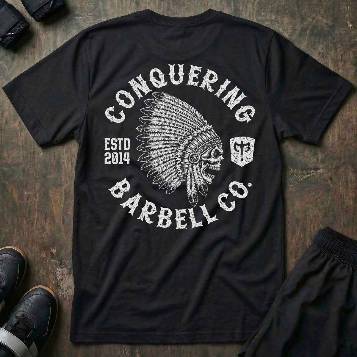 CB Chief tee in Black
