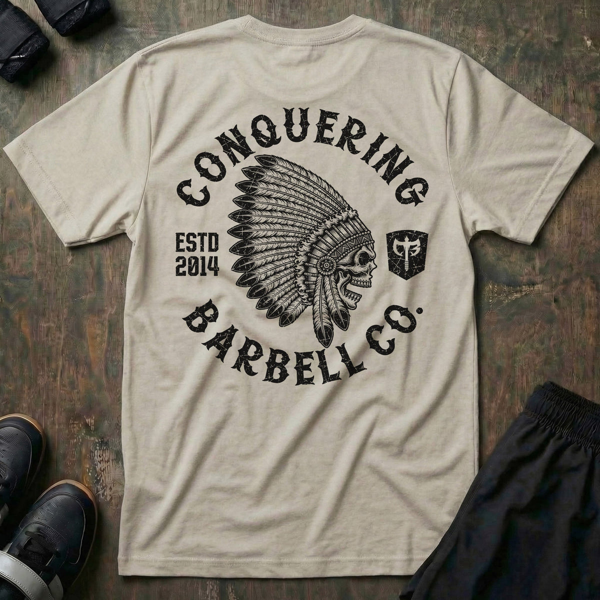 CB Chief tee in Sand