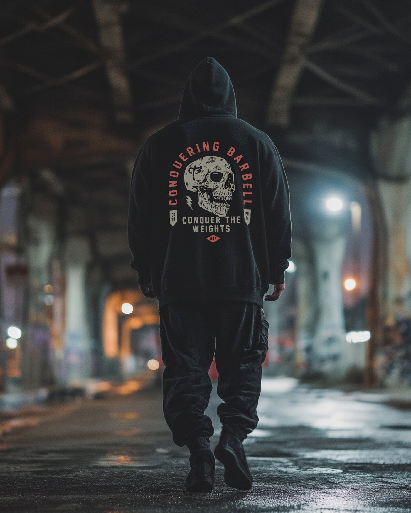 CB Iconic Skull - Pullover Hoodie - Conquering Barbell