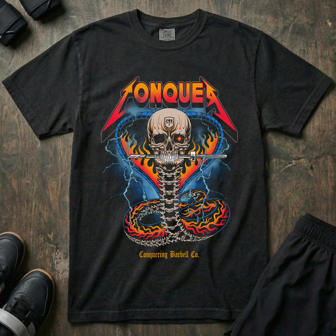Cobrahead relaxed fit tee in Black