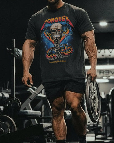 Cobrahead - Relaxed Fit tee - Conquering Barbell