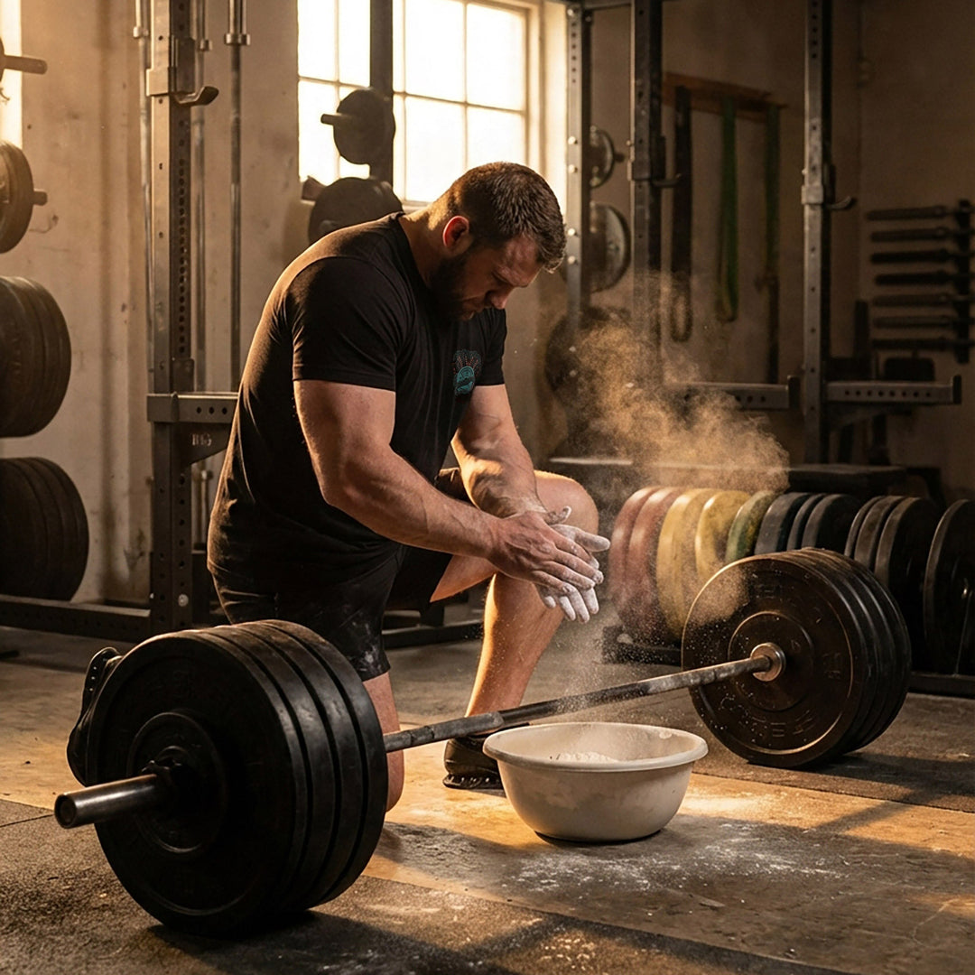 Cobras Squat Press Pull® tee in Black: twin teal cobras rearing over a barbell plate emblem