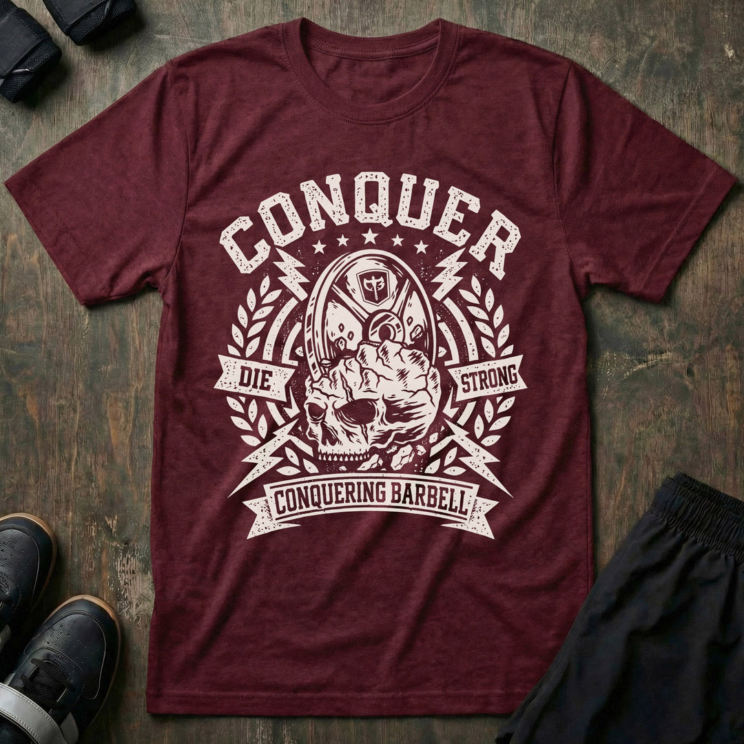 Conquer - Last Rep Tee - Conquering Barbell