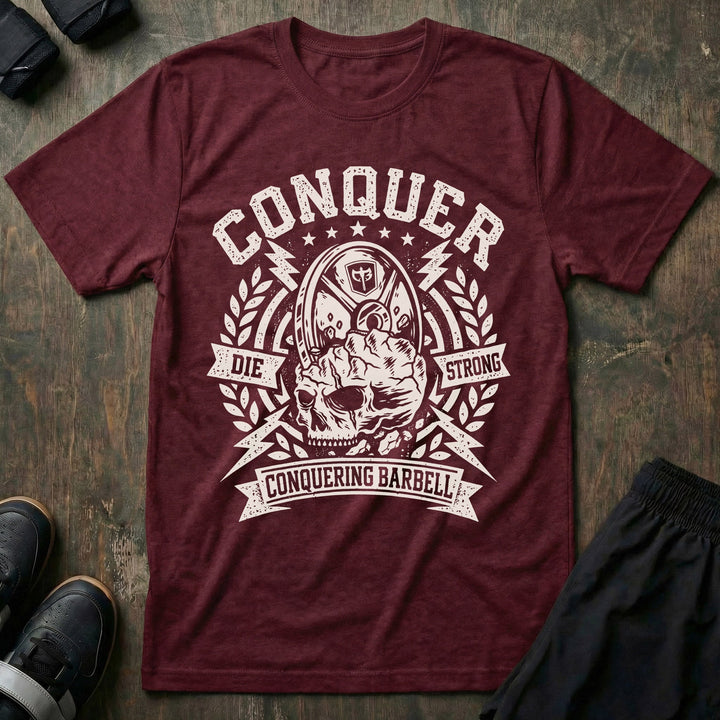 Conquer - Last Rep Tee - Conquering Barbell