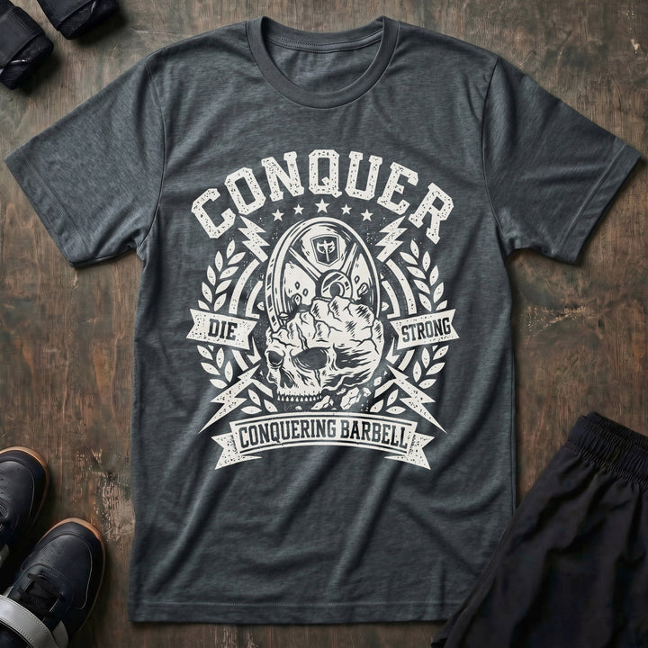 Conquer - Last Rep Tee - Conquering Barbell