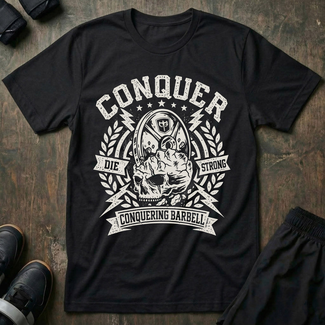 Conquer - Last Rep Tee - Conquering Barbell